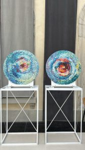 Exposition mosaïque Biennale Mirabilia au Carré Fourvière